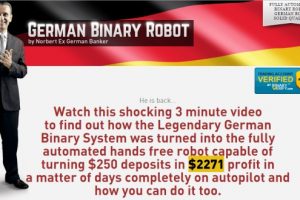 Немецкий бинарный робот – очередной развод?